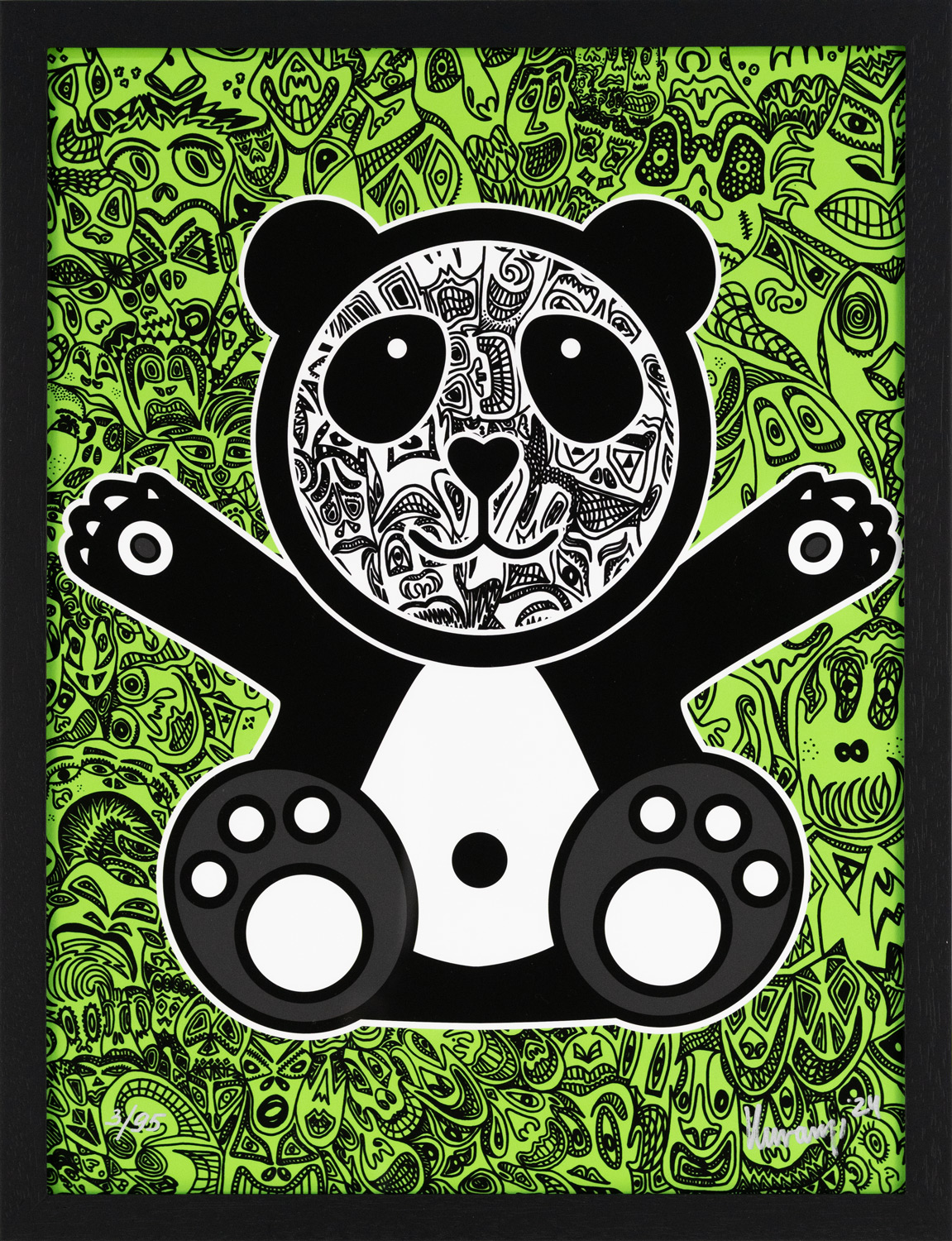 Happy Panda Grün - S