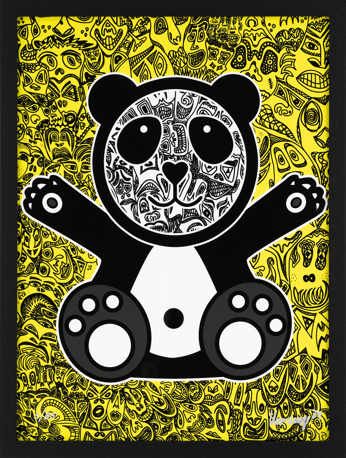 Happy Panda Gelb - S